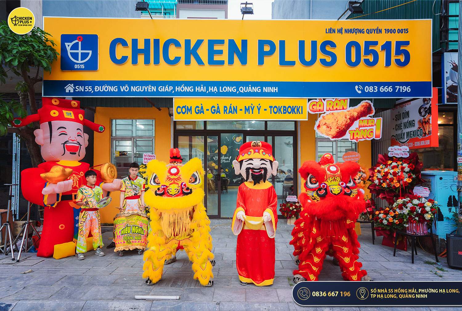 Cửa Hàng Nhượng Quyền Chicken Plus Hồng Hải Chính Thức Khai Trương