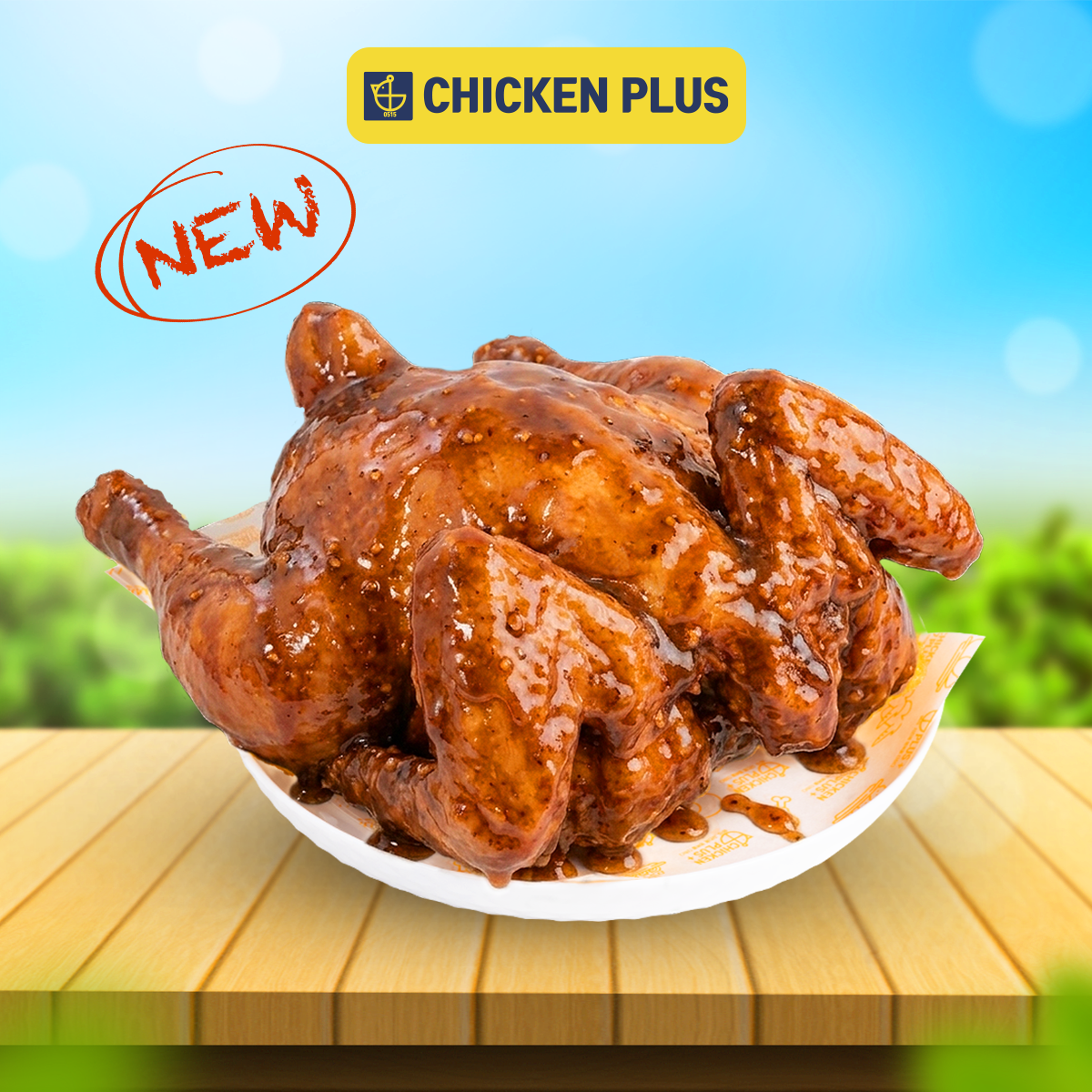 Gà nguyên con xốt ngũ vị